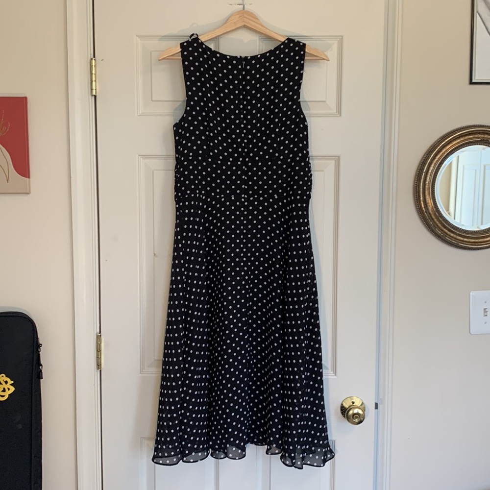 Black and white, super cute polka dot dress. - Picture 4 of 4